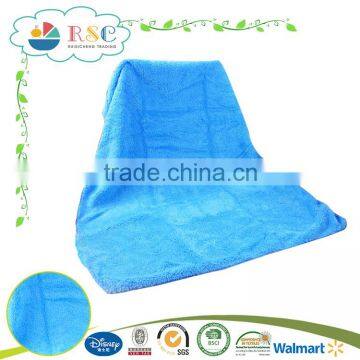 Wholesales 100% Polyester High Quality Sky Blue Baby Blanket