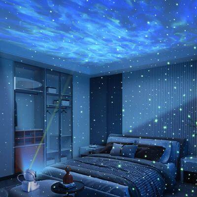 Ripple Face Astronaut Galaxy Projector Light 18 Nebula Effects Starry Sky Led Night Lights Remote Control Moon Lamp Kids Gift photo-5