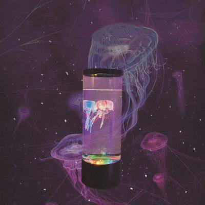 Hot Sale Led Colorful Night Lamp Changeable Atmosphere Light Artificial Jelly Fish Home Decoration night Light