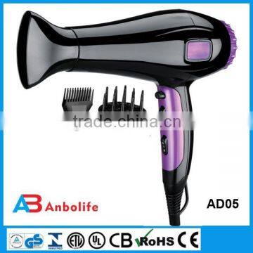 folding electric travel hair dryer