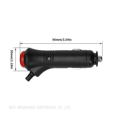 Красный выключатель Коннектор для сигаретного lighter 5A 10A 12В 24В Зарядное устройство в виде сигаретного lighter