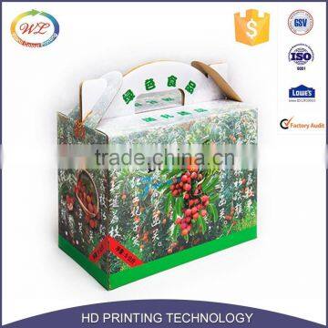 Custom Printed Corrugated Paper Cardboard Box for Fruit and Vegetable