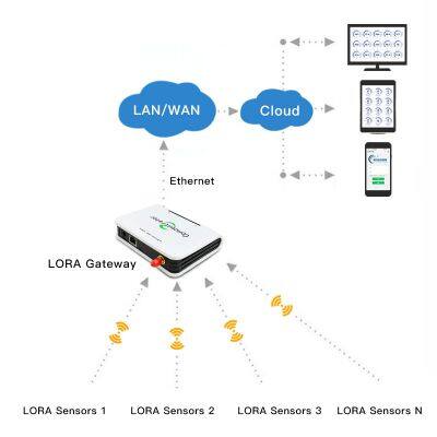 LoRa WAN/LAN Gateway and Sensor for Wireless Temperature and Humidity Monitoring System photo-2