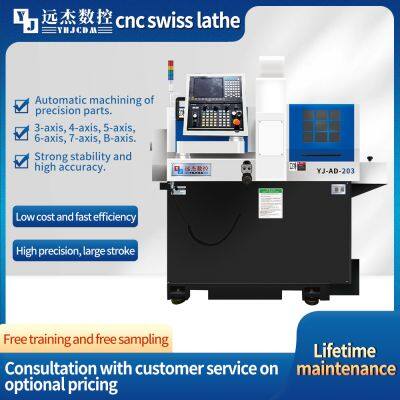 Swiss Type Cnc Mini Lathe Machine Swiss Type Cnc Lathe for Refrigeration Industry