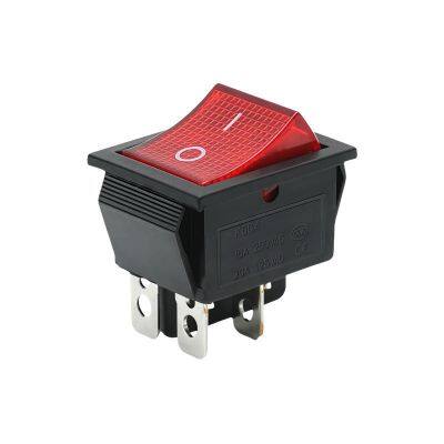 Waterproof Rocker Switch 15A 120V for Marine Applications With LED Backlight