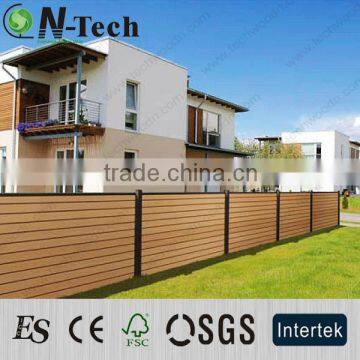 Wpc composite fence for outdoor