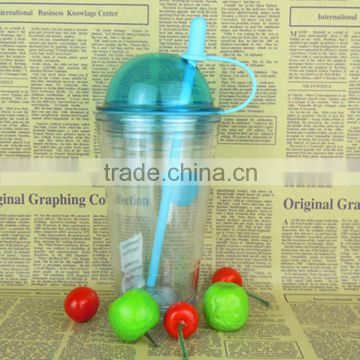 Shenzhen Mlife BPA Free 16oz PP Tumble with Clear Lid And Drinking Straw Plastic Tumbler