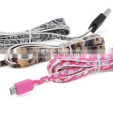 The Newest Colorful Charging & Syncing With Printing Micro Cable photo-2