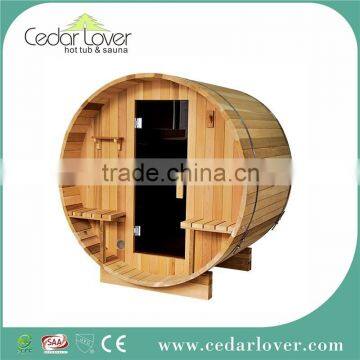 Top grade lay down red tube mini steam sauna