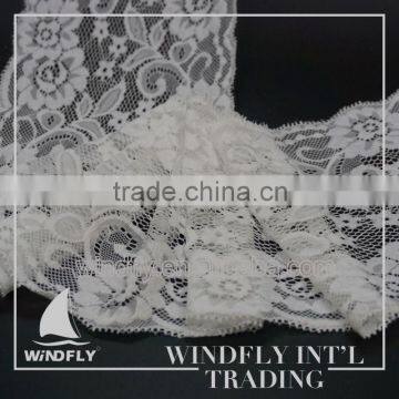 Custom Design Machine Knitted Lace Guipure White photo-5