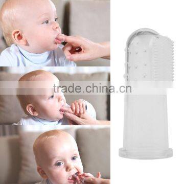 Wholesale Baby Product Silicone Finger Toothbrush and Gum Massager