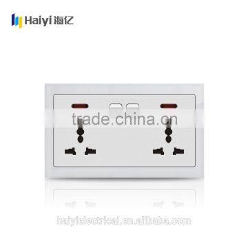 2 gang 13A multi power socket for smart home automation switch with multi socket