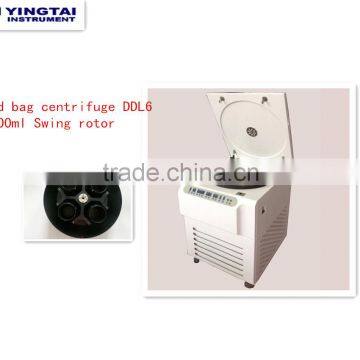 Blood bag centrifuge used in blood bank,refrigerated large capacity centrifuge Yingtai DDL6