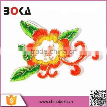 BOKA Chinese Embroidered Flower Patches, Iron on Embroidery Patch