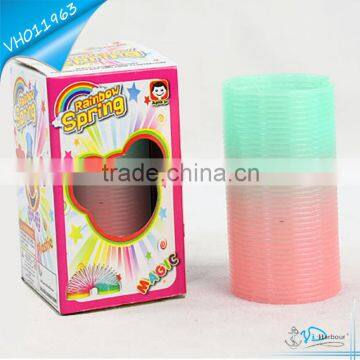 Cool Party Toy Rainbow Spring Toy Glow-in-the-dark