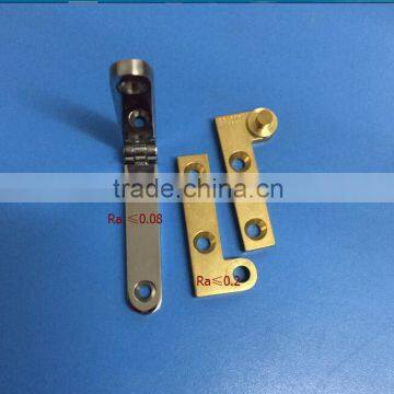 Top quality cnc machining copper hinge parts