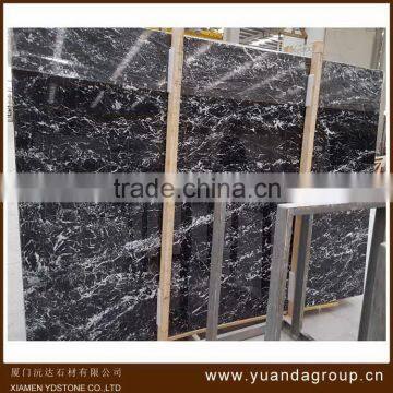 Customized Stylish Chinese Black Marble Tiles photo-2