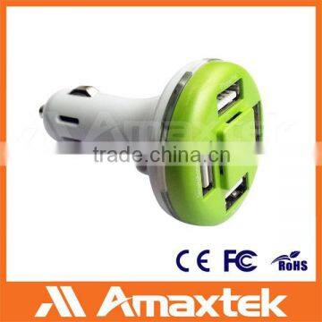 Custom 5V 4.8A 4 port usb 2.0 car charger