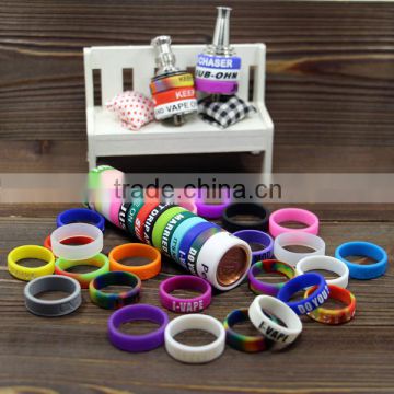 Wholesale 18mm/22mm diameter custom non-stick silicone vape band ring