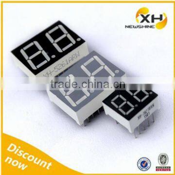 White Color Common Anode NEWSHINE FND Display 7 Segment LED Dual Digit 0.39"