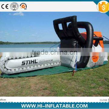 2015 Hot sale Giant Advertising inflatable electric saw,inflatable replicas model,inflatable tools for promotion