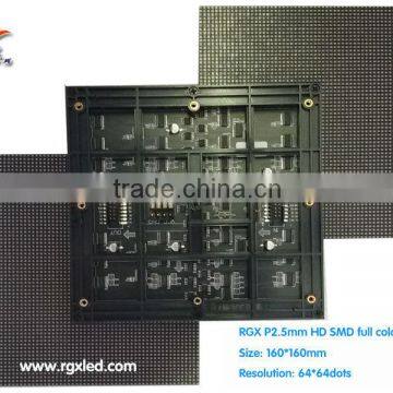 indoor HD P2.5 professional SMD indoor display module, with 2121 lamp