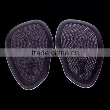 2015 hot sale massaging soft high heel gel forefoot pad insole ks 038