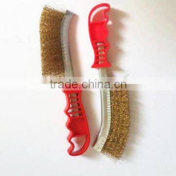 steel wire brush with plastic handle,stainless steel wire brushes