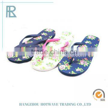 hot sale top quality floral flip flop