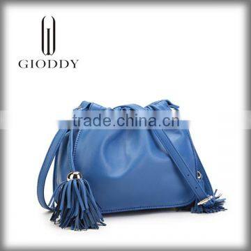 High Quality Designer Excellent Quality Brown Tassel Leather Shoulder Bags photo-2