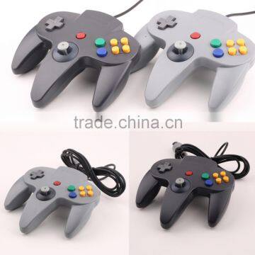 Long Handle Game Controller Pad Joystick for Nintendo 64 N64 System Black