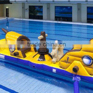 Hot Sale Sdult Outdoor Obstacle Course Equipment Pirate Ship Inflatable Water Obstacle Course for Sale Supplier's Choice photo-3
