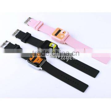 Mini Design SOS Panic Button Watch Gps Tracker for Elder and Kids