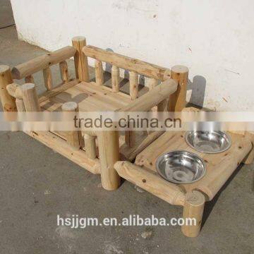 outdoor wooden pet house bed