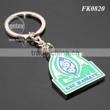 Kenya Souvenir Football Club Custom Metal Football Team Keychain