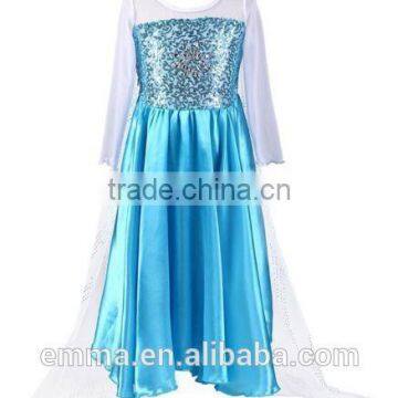 Hot sale frozen flying elsa dress wholesale for kids BC2057