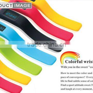 2014 New Electronic Intelligent Health Bluetooth Bracelet ,Sleep Monitoring, Pedometer,Sports Bluetooth Bracelet