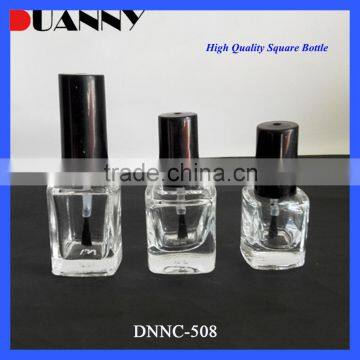Clear Glass Nail Polish Bottle With White Cap Packaging,Clear Nail Polish Bottle With White Cap