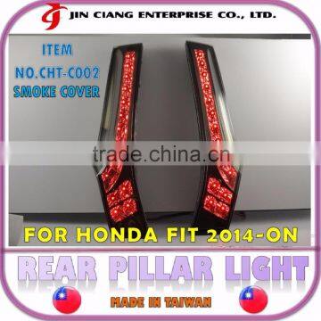 Auto Accessories Red LED Brake Ligh Rear Pillar Light For HONDAA FIT