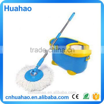 newest 360 hand press double driver stainless steel magic mop