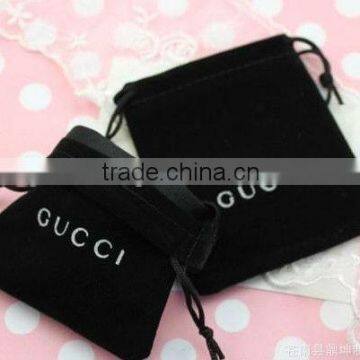 Promotional Printed Drawstring Gift Velvet Bag/Pouch
