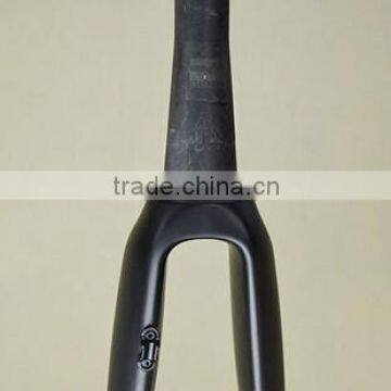 2015 New Arrival 700C carbon road fork disc brake bicycle fork T700