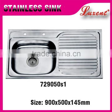 kitchenware with drainer heat handmade stainless steel kitchen sink