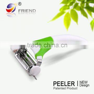 2016 as seen on TV kitchen gadgets 3 in 1 blades rotary manual multifunctional potato vegetable slicer peeler                        
                                                Quality Choice