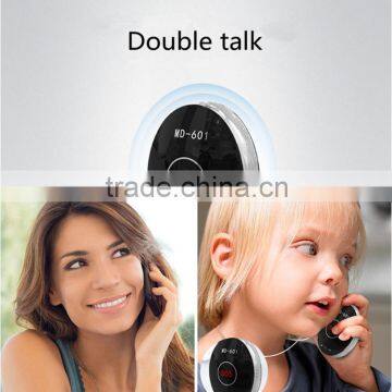 Double talk Hand Held Use and no Screen Mini GPS Smart Tracker