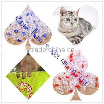 best sell pet supply silica gel cat litter