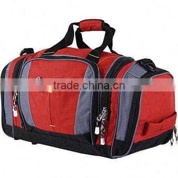 Export Europe Red travelling bag with waterproof lining