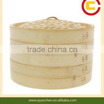 High quality round bamboo steamer