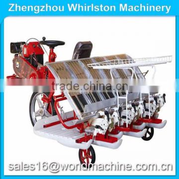 6 rows diesel engine rice transplanter/ rice planting machine