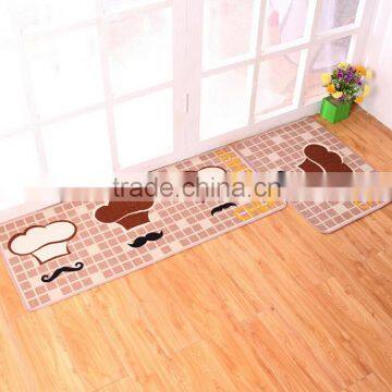 The New Design Coffee Cooking Theme Loop Pile Polyester Printing Kitchen Door Floor Mat Rug Carpet photo-4